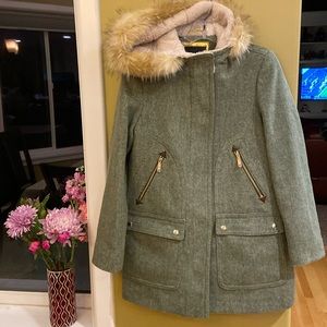 NWT SAM EDELMAN WOMEN’S HOODED PEACOAT. PRICE IS FIRM